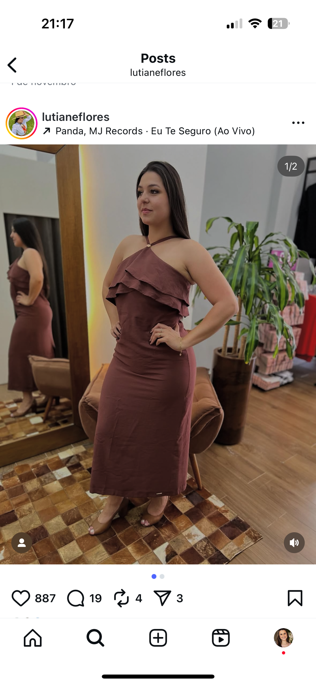 Retrato de Lutiane Flores