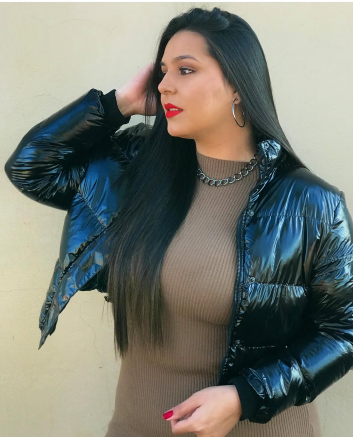 Exemplo de conteúdo com look e produto