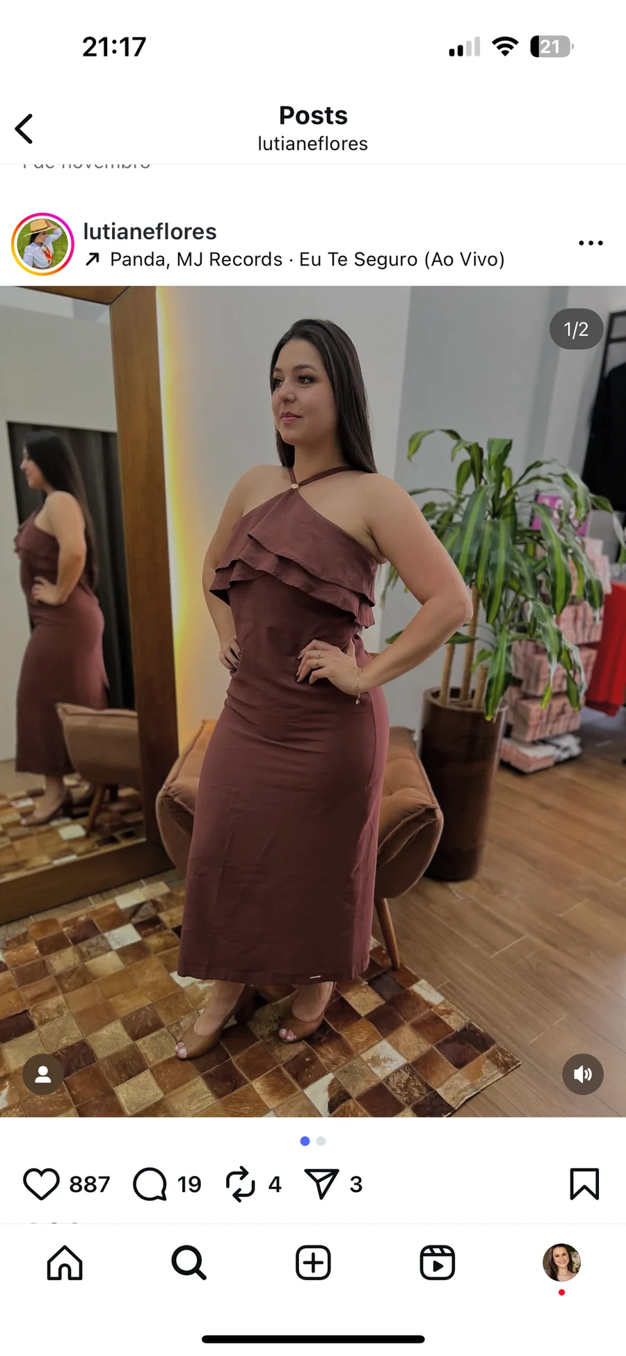 Retrato de Lutiane Flores